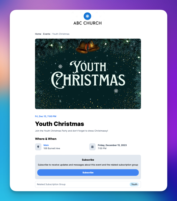 Event Registration