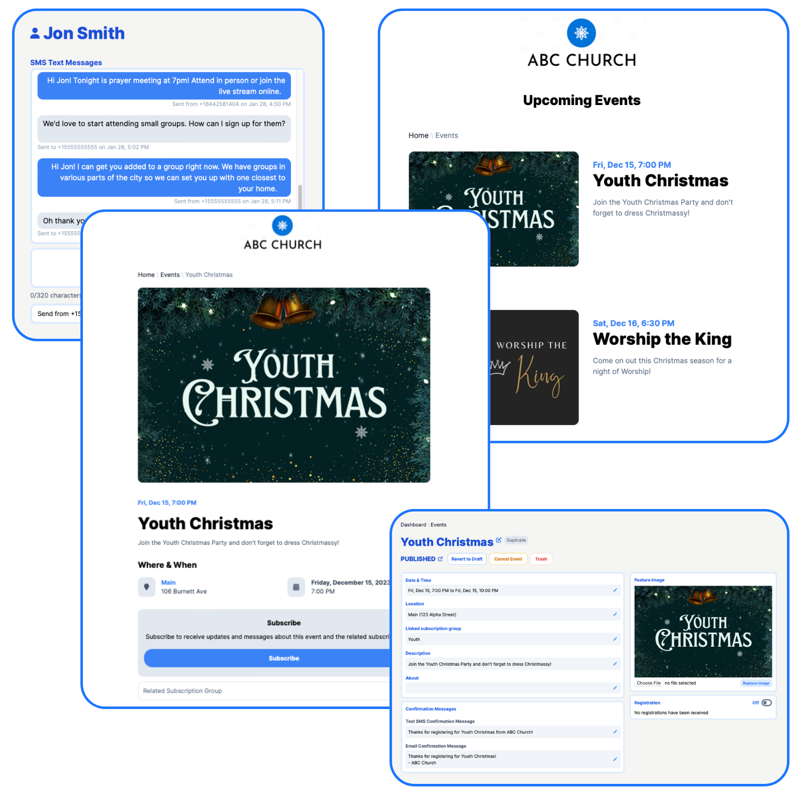 Church Website Features