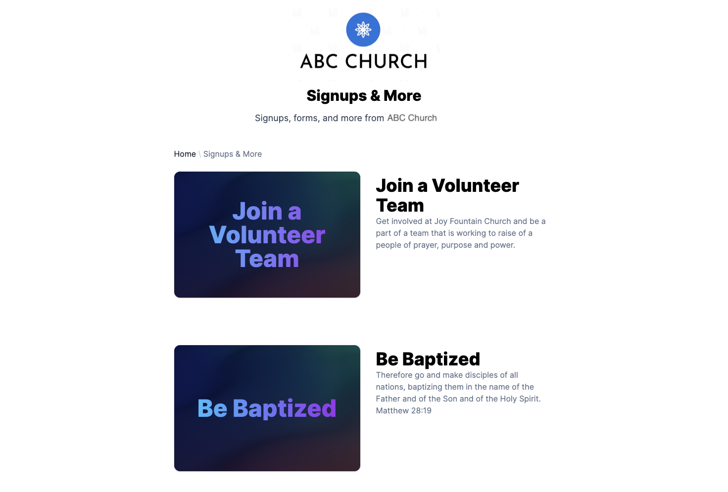 Prayer Requests Form